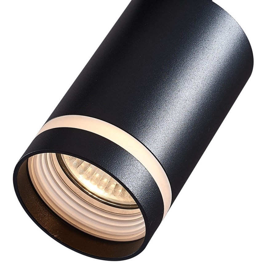Spotlight  för  rail system PIPE 1xGU10/25W/230V svart 