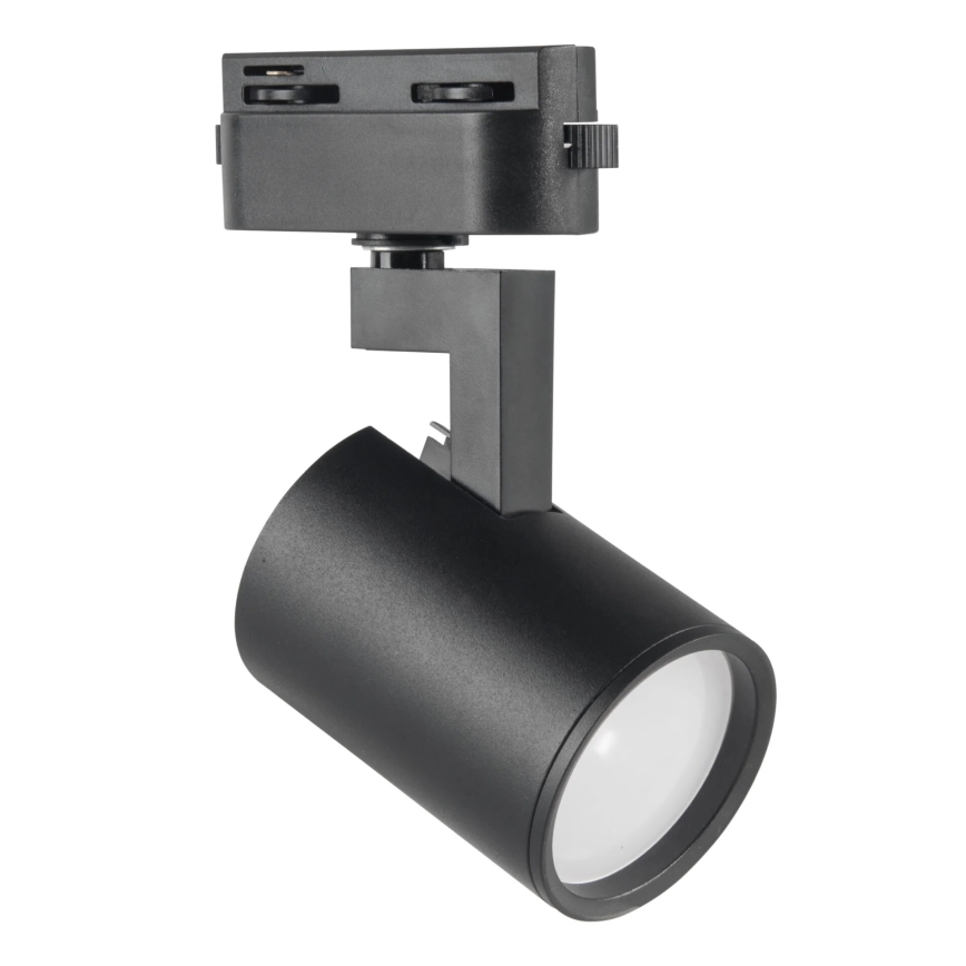 Spotlight för skensystem LYNX 4xGU10/10W/230V + 2 x 75 cm skensystem svart
