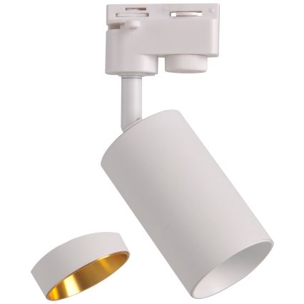 Spotlight för skensystem MARIBEL 3xGU10/10W/230V +1 m skena system vit