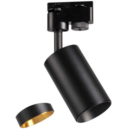 Spotlight för skensystem MARIBEL 3xGU10/10W/230V +1 m skena system svart