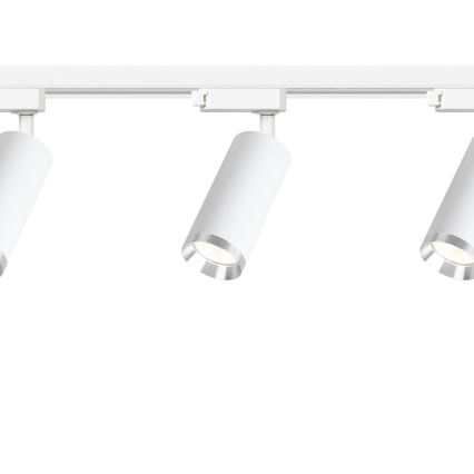 Spotlight för skensystem MICA 3xGU10/10W/230V vit/mattkrom