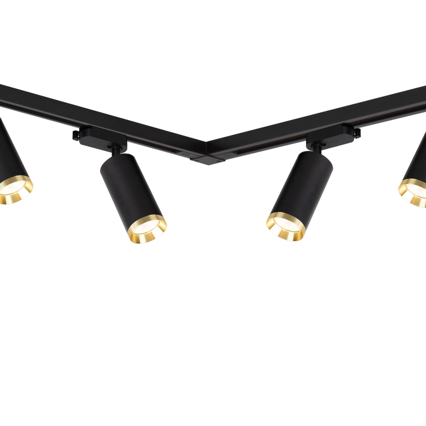 Spotlight för skensystem MICA 6xGU10/10W/230V svart/guld