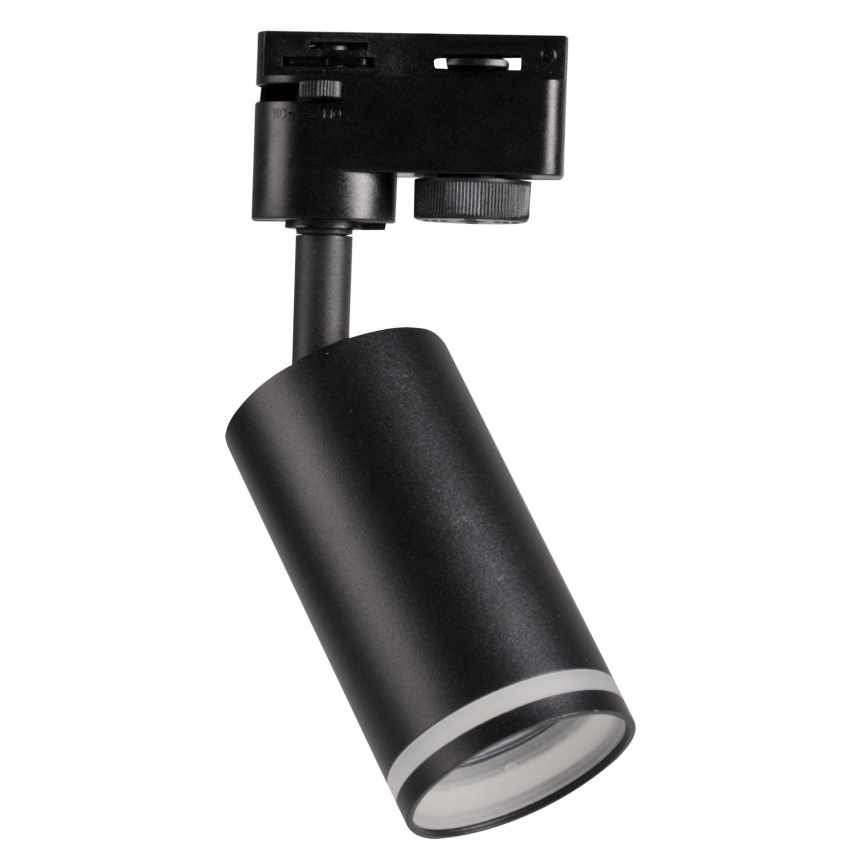 Spotlight för skensystem PARIS 3xGU10/10W/230V + 1 m skena system svart