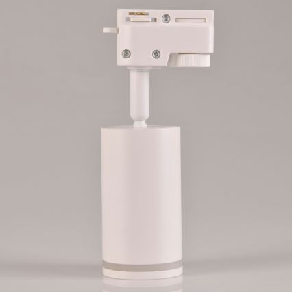 Spotlight för skensystem PARIS 6xGU10/10W/230V + 2x1 m skena system vit