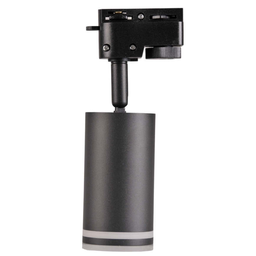 Spotlight för skensystem PARIS 6xGU10/10W/230V + 2x1 m skena system svart