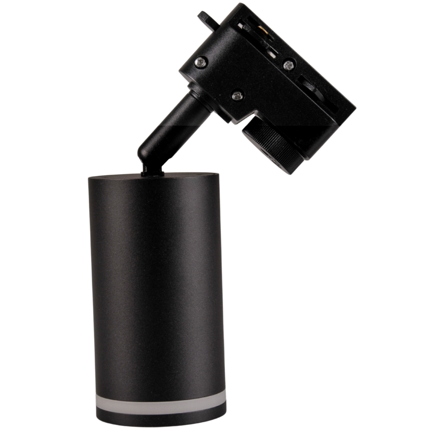 Spotlight för skensystem PARIS 6xGU10/10W/230V + 2x1 m skena system svart