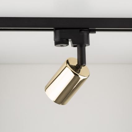 Spotlight för skensystem TOP 1xGU10/10W/230V guld/svart