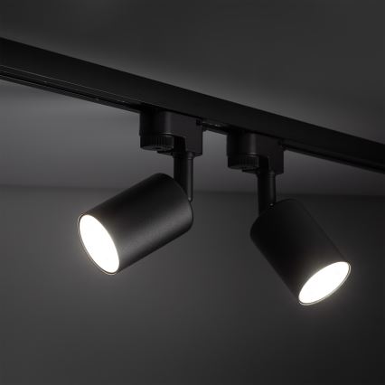 Spotlight för 1-fas skensystem TOP 1xGU10/10W/230V svart