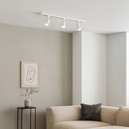 Spotlight för skensystemet TIGER 3xGU10/10W/230V, vit