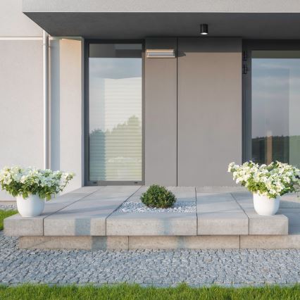 Spotlight för utomhusbruk 1xGU10/35W/230V IP54 rund svart