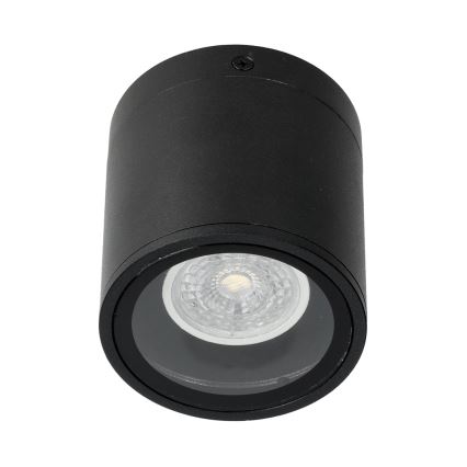 Spotlight för utomhusbruk 1xGU10/35W/230V IP54 rund svart