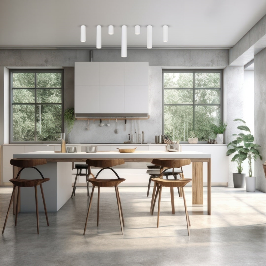 Spotlight GENESIS 1xGU10/8W/230V 10 cm vit