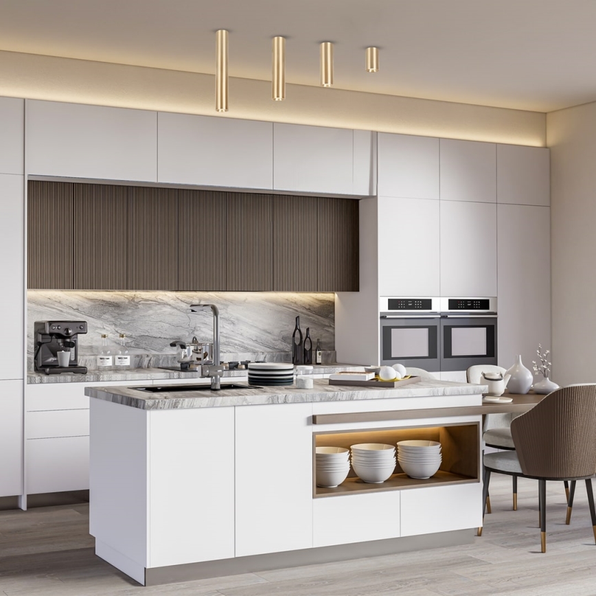 Spotlight GENESIS 1xGU10/8W/230V 40 cm guld