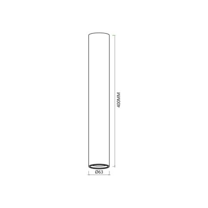 Spotlight GENESIS 1xGU10/8W/230V 40 cm guld
