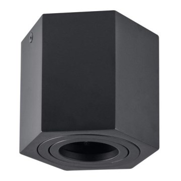 Spotlight HEXAGON 1xGU10/10W/230V svart