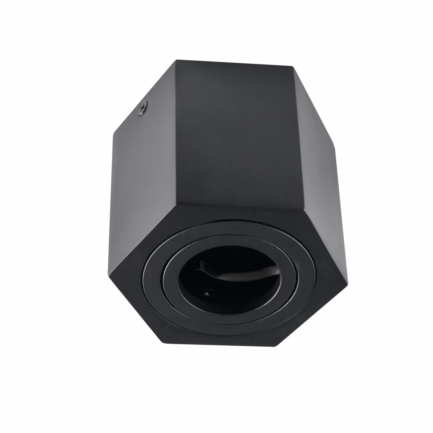 Spotlight HEXAGON 1xGU10/10W/230V svart