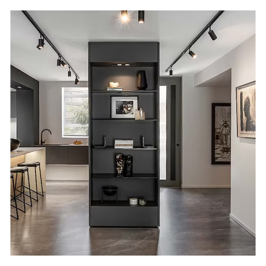 Spotlight i skensystem 5xGU10/25W/230V 3 m svart