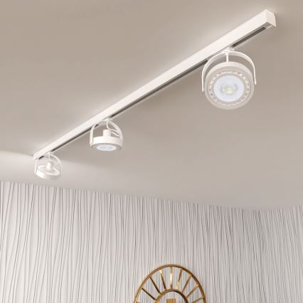 Spotlight i skensystem LUGAR AR111 3xGU10/25W/230V vit