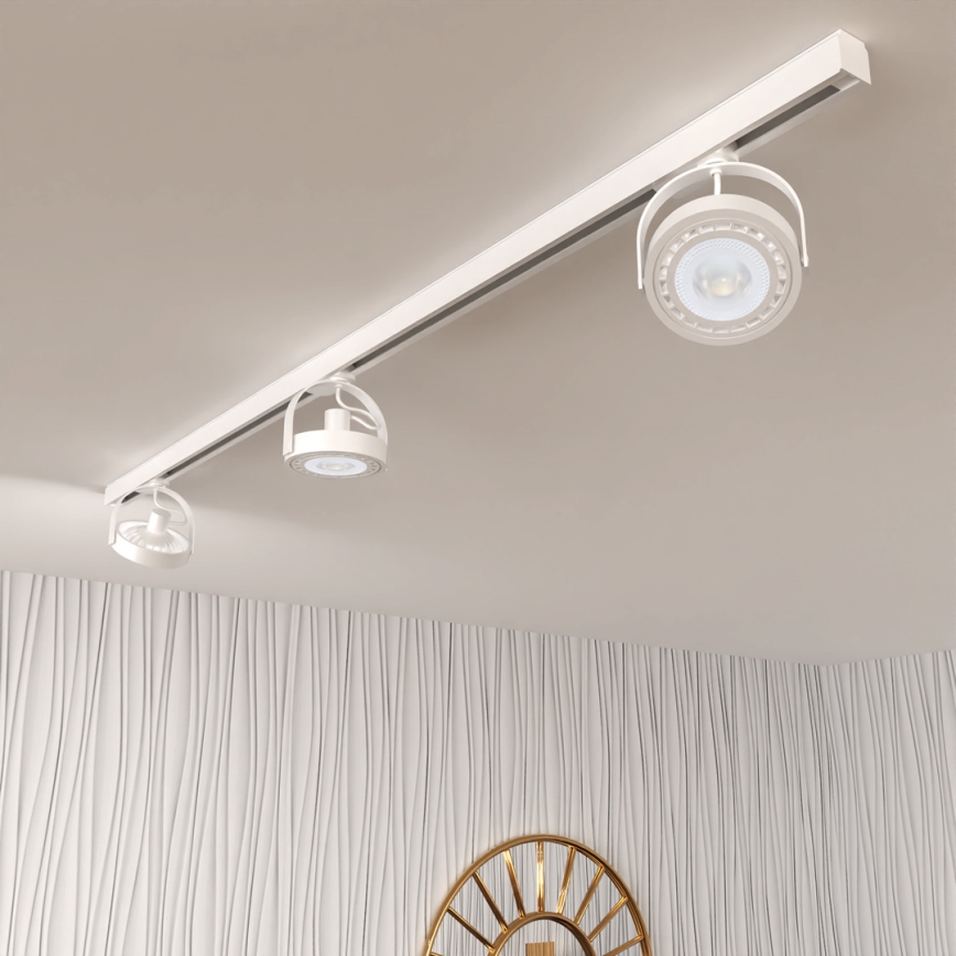 Spotlight i skensystem LUGAR AR111 3xGU10/25W/230V vit