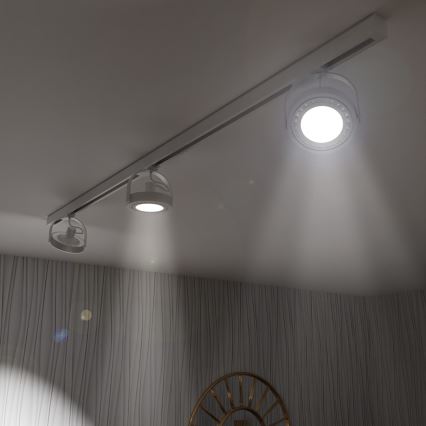 Spotlight i skensystem LUGAR AR111 3xGU10/25W/230V vit