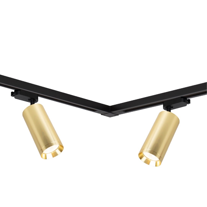 Spotlight i skensystem MICA 4xGU10/10W/230V guld/svart