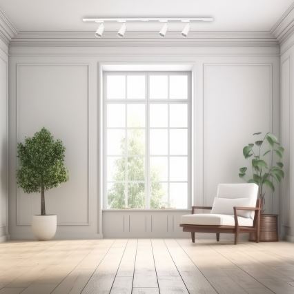 Spotlight i skensystem PIPE 4xGU10/10W/230V vit