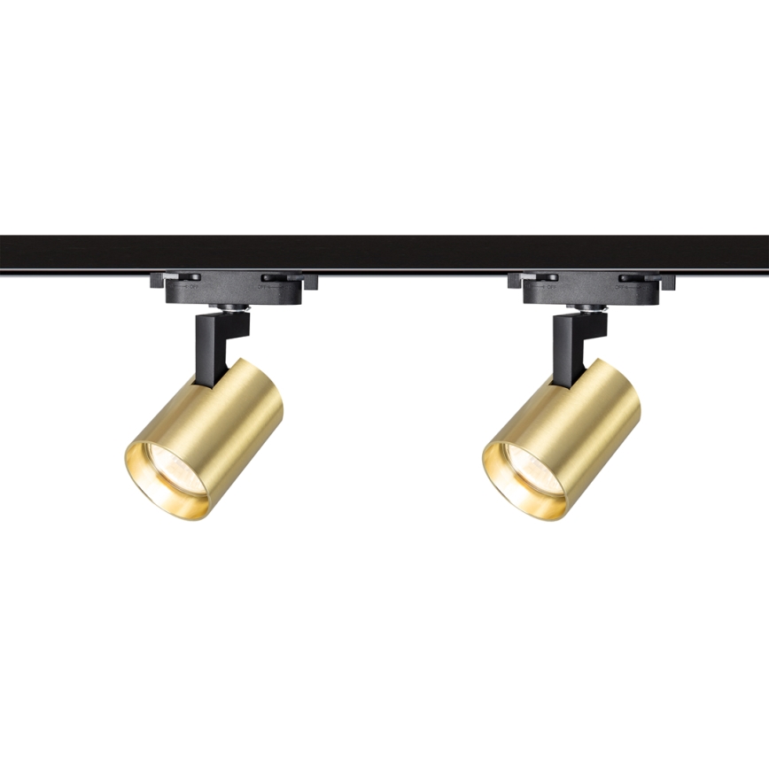 Spotlight i skensystem VOLF 4xGU10/10W/230V guld/svart