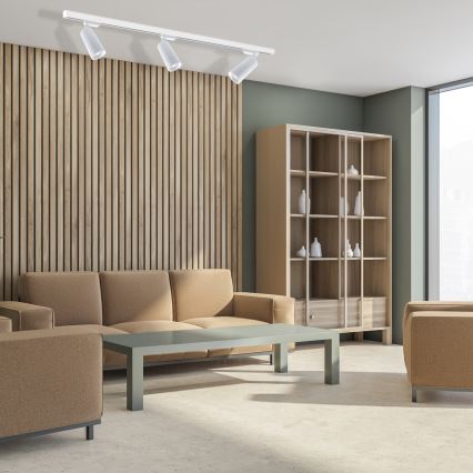 Spotlight in rail system MICA 3xGU10/25W/230V vit