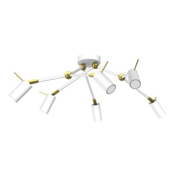 Spotlight  IRIS 6xGU10/MR11/40W/230V vit /gyllene