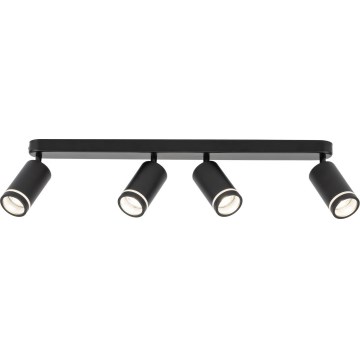 Spotlight JET 4xGU10/10W/230V svart