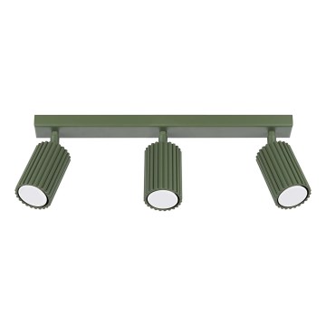 Spotlight KARBON 3xGU10/10W/230V grön