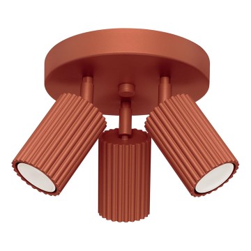 Spotlight KARBON 3xGU10/10W/230V röd