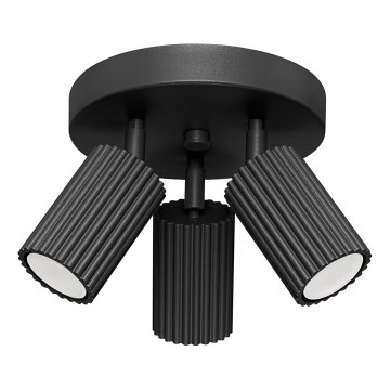 Spotlight KARBON 3xGU10/10W/230V svart