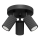 Spotlight KARBON 3xGU10/10W/230V svart