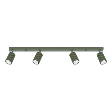 Spotlight KARBON 4xGU10/10W/230V grön