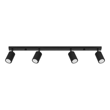 Spotlight KARBON 4xGU10/10W/230V svart