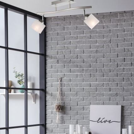 Spotlight KLARA 2xE14/40W/230V matt krom