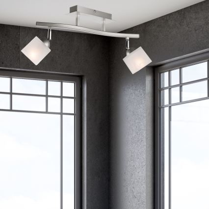 Spotlight KLARA 2xE14/40W/230V matt krom