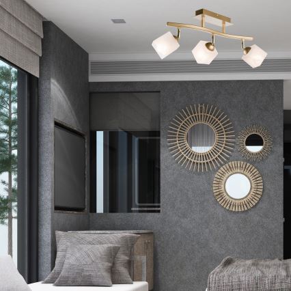 Spotlight KLARA 3xE14/40W/230V guld