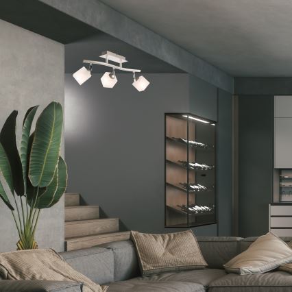 Spotlight KLARA 3xE14/60W/230V matt krom