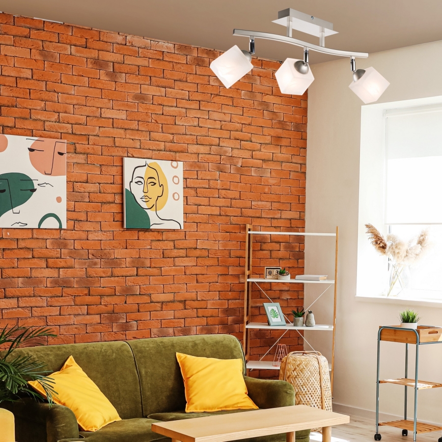 Spotlight KLARA 3xE14/60W/230V matt krom