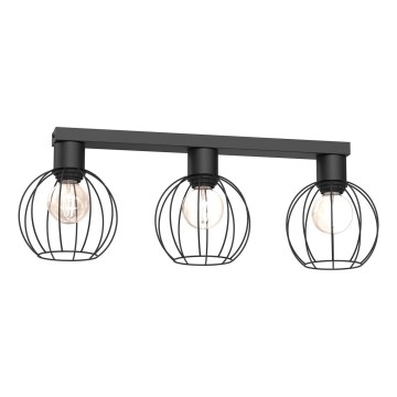 Spotlight LAPS 3xE27/15W/230V svart