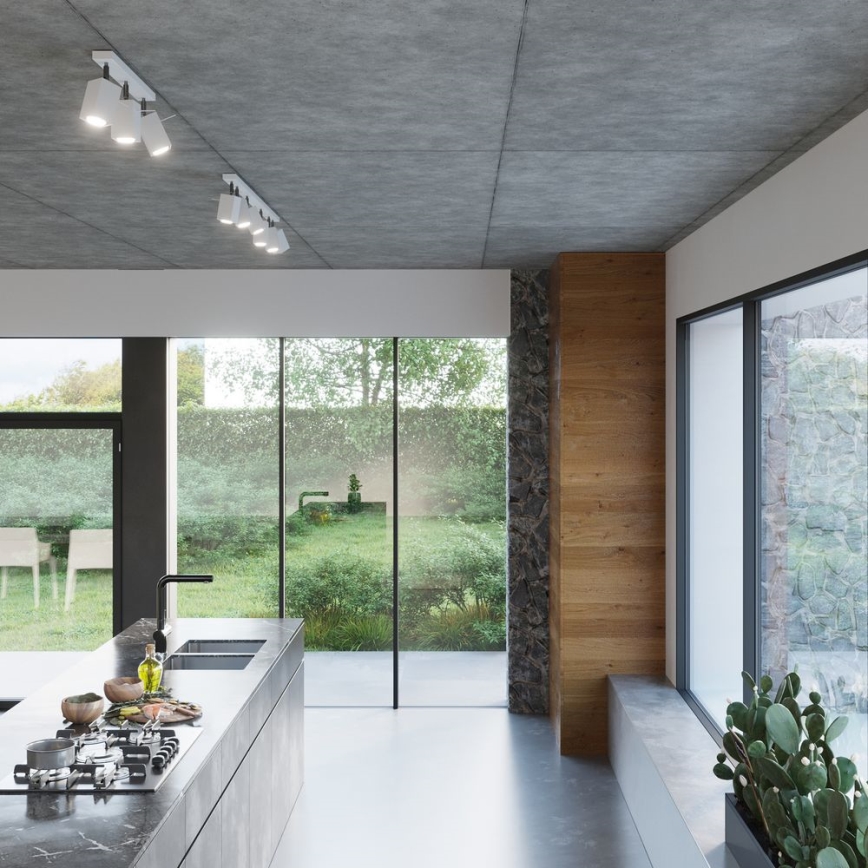 Spotlight MERIDA 4xGU10/40W/230V vit