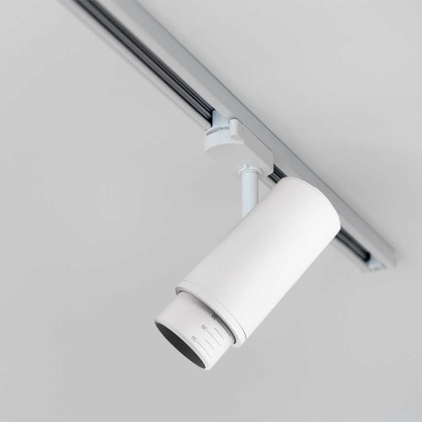 Spotlight för skensystem MICA 1xGU10/25W/230V enfas vit