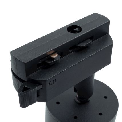 Spotlight MICA För skensystem 1xGU10/25W/230V 1-fas svart