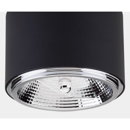 Spotlight MORIS 1xAR111 GU10/50W/230V svart