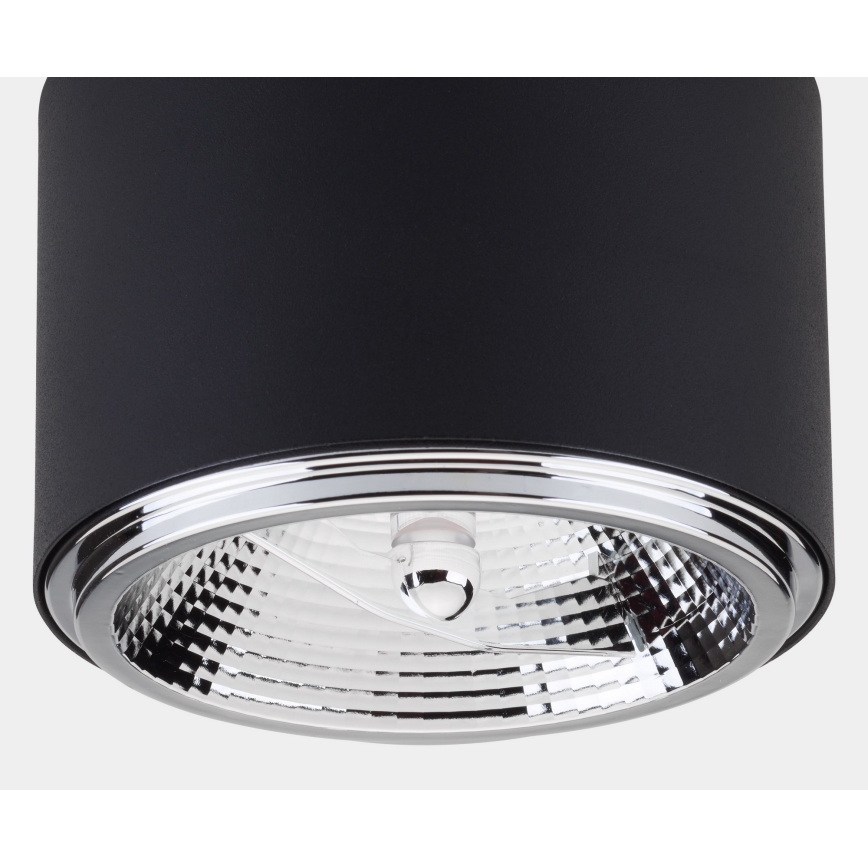 Spotlight MORIS 1xAR111 GU10/50W/230V svart