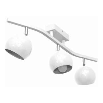 Spotlight MORRIS 3xE27/15W/230V vit