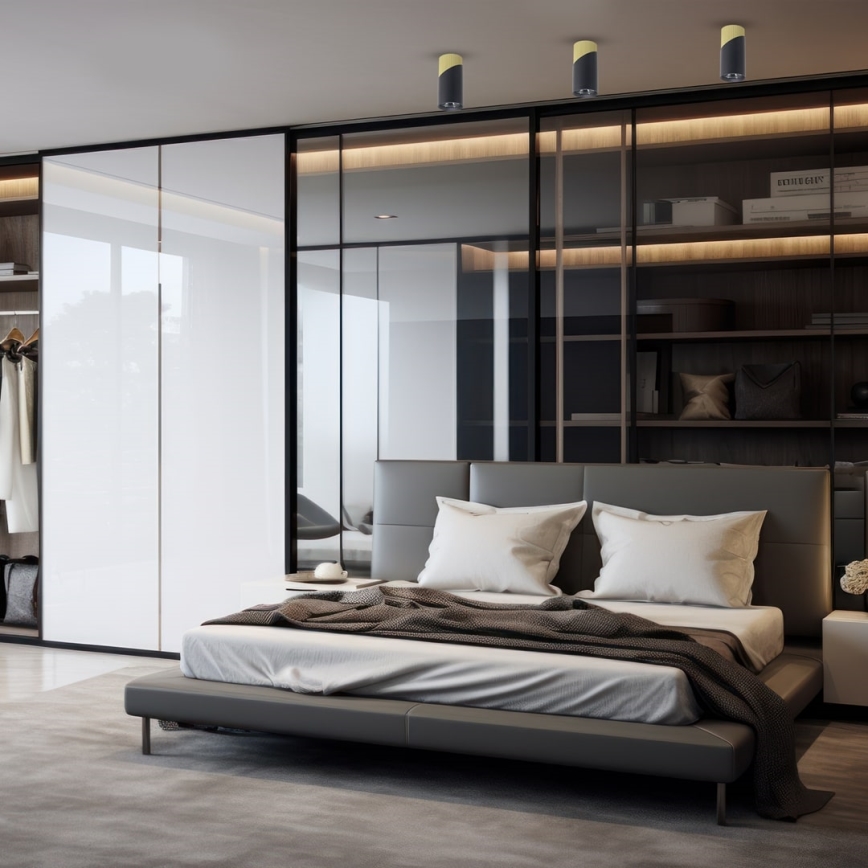 Spotlight NEO 1xGU10/8W/230V svart/guld