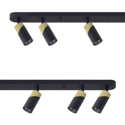 Spotlight NEO 6xGU10/8W/230V svart/guld